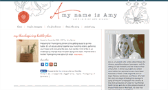 Desktop Screenshot of amynameisamy.com