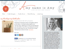 Tablet Screenshot of amynameisamy.com